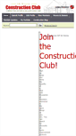 Mobile Screenshot of constructionclub.com
